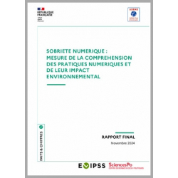 Sobriété numérique : mesure de la compréhension des pratiques numériques et de leur impact environnemental