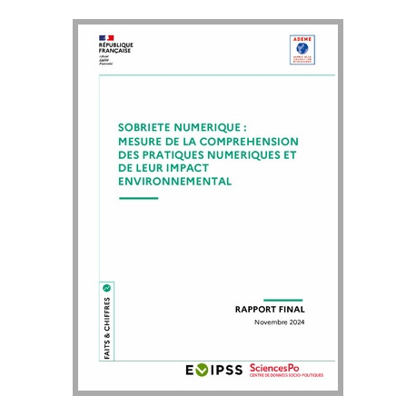 Sobriété numérique : mesure de la compréhension des pratiques numériques et de leur impact environnemental