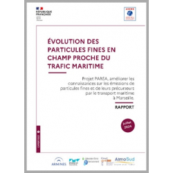 Evolution des particules fines en champ proche du trafic maritime