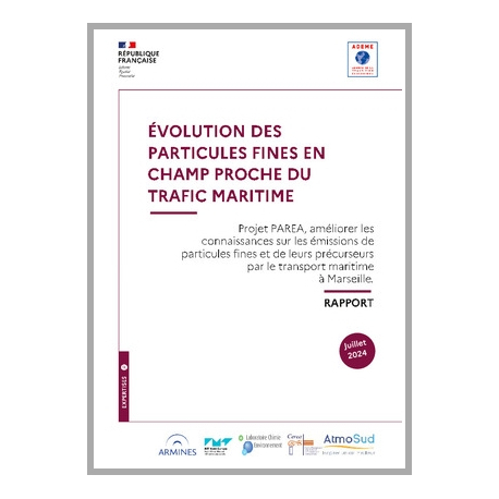 Evolution des particules fines en champ proche du trafic maritime