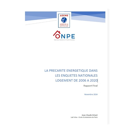 La précarité énergétique dans les enquêtes nationales logement de 2006 à 2020