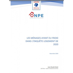 Les ménages ayant eu froid dans l'enquête logement de 2020