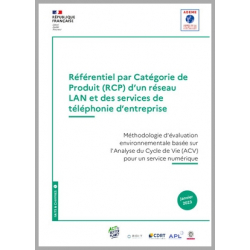 Référentiel par Catégorie de Produit (RCP) d'un réseau LAN et des services de téléphonie d'entreprise