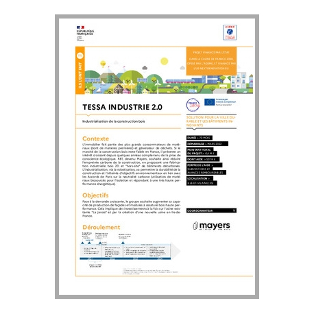 TESSA INDUSTRIE 2.0 - Industrialisation de la construction bois