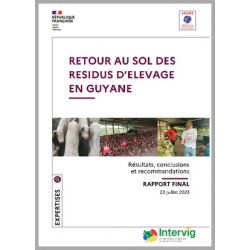 Retour au sol des résidus d'élevage en Guyane - Rapport INTERVIG