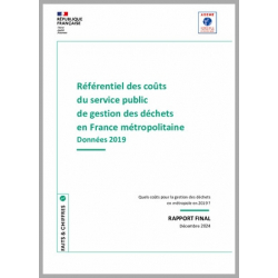 Référentiel des coûts du service public de gestion des déchets en France métropolitaine