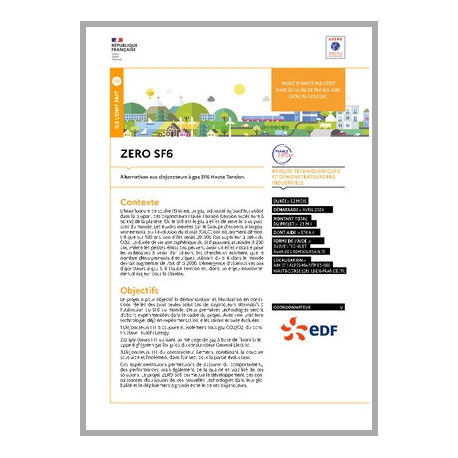ZERO SF6 - Alternatives aux disjoncteurs à gaz SF6 Haute Tension