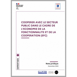 Coopérer avec le secteur public dans le cadre de l'économie de la fonctionnalité et de la coopération (EFC)