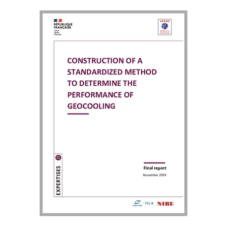 Construction d'une méthode standardisée pour informer sur les performances du géocooling