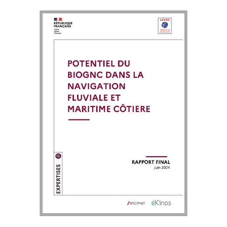 Potentiel du bioGNC dans la navigation fluviale et maritime côtière