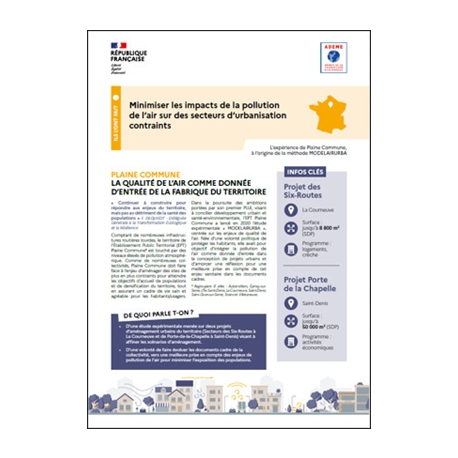 Minimiser les impacts de la pollution de l'air sur des secteurs d'urbanisation contraints