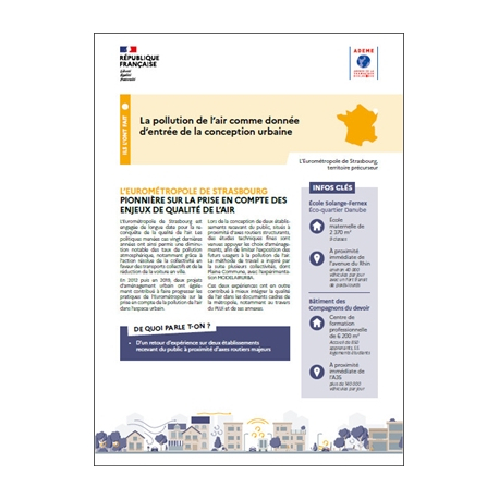 La pollution de l'air comme donnée d'entrée de la conception urbaine