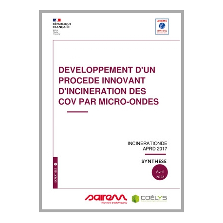 Développement d'un procédé innovant d'incinération des COV par micro-onde