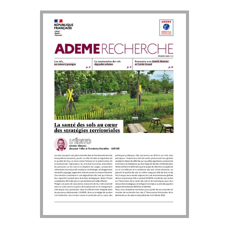 Lettre ADEME Recherche n° 50 - Janvier 2025