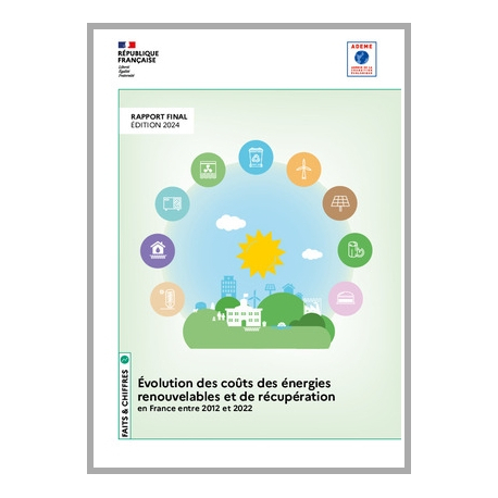 Evolution des coûts des énergies renouvelables et de récupération entre 2012 et 2022