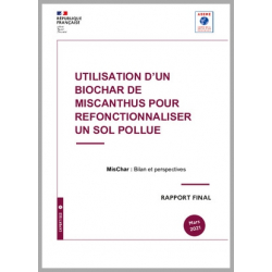 Utilisation d'un biochar de Miscanthus pour refonctionnaliser un sol pollué