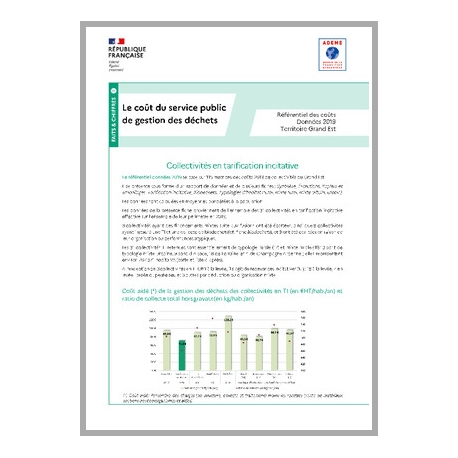 Référentiel matrice des coûts Grand Est données 2019 - Fiche 4 Tarification incitative