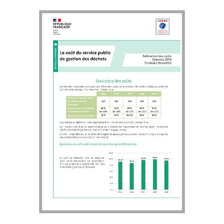 Référentiel matrice des coûts Grand Est données 2019 - Fiche 2 Évolutions