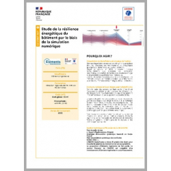 Etude de la résilience énergétique du bâtiment par le biais de la simulation numérique