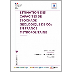 Estimation des capacités de stockage géologique de CO2 en France métropolitaine