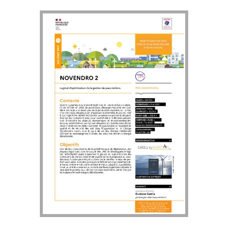 NOVENDRO 2 - Logiciel d'optimisation de la gestion de parcs éoliens