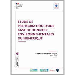 Étude de préfiguration d'une base de données environnementales du numérique