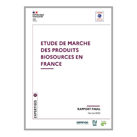 Etude de marché des produits biosourcés