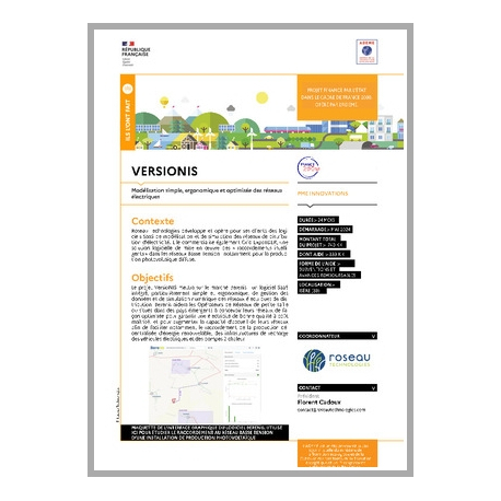 VERSIONIS - Modélisation simple, ergonomique et optimisée des réseaux électriques