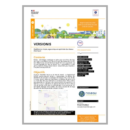 VERSIONIS - Modélisation simple, ergonomique et optimisée des réseaux électriques