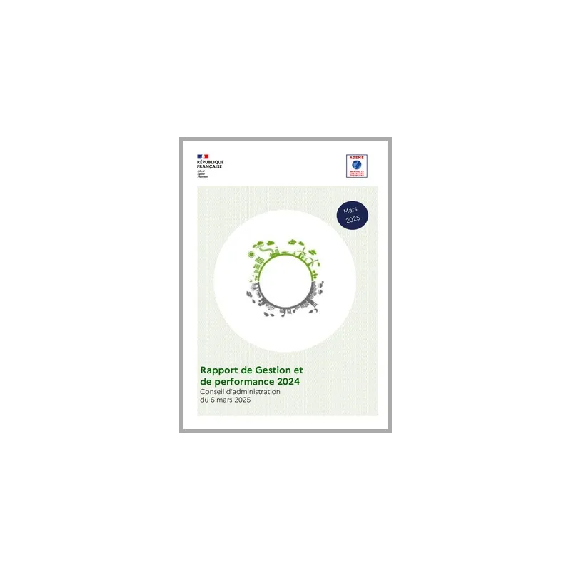 La librairie ADEME - Rapport de gestion et de performance 2024