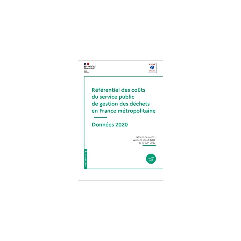 La librairie ADEME - Référentiel des coûts du service public de gestion ...