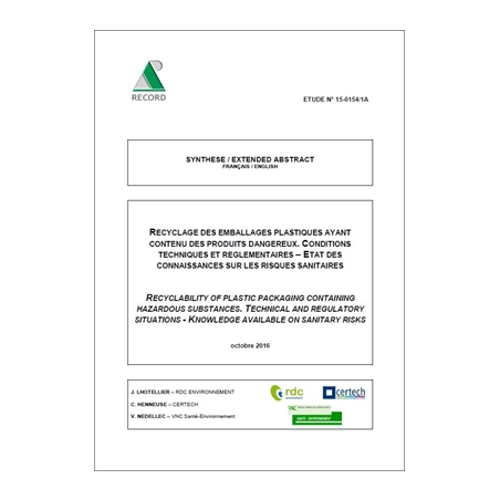 Recyclage des emballages plastiques ayant contenu des produits dangereux.