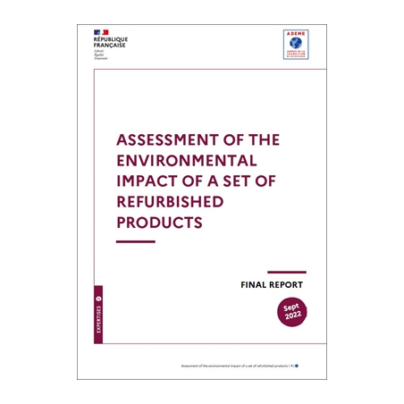 Assessment of the environmental impact of a set of refurbished products