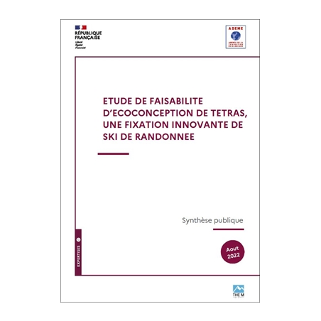 Etude de faisabilité d'écoconception de TETRAS, une fixation innovante de ski de randonnée