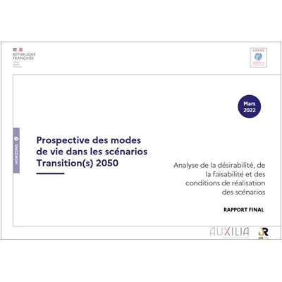 Prospective des modes de vie dans les scénarios Transition(s) 2050 Saison 1