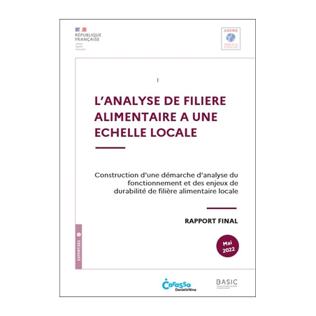 L'analyse de filière alimentaire à une échelle locale