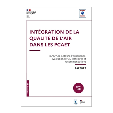 Intégration de la qualité de l'air dans les PCAET
