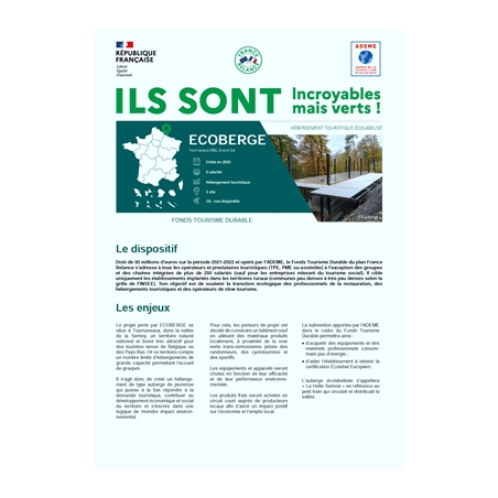 ECOBERGE - 08 - "Incroyables mais verts !"