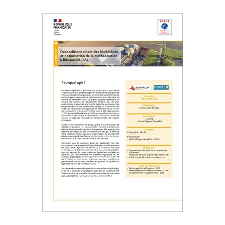 Déconditionnement des biodéchets et optimisation de la méthanisation à Ribeauvillé (68)