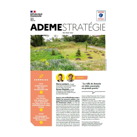 Lettre ADEME STRATEGIE N ° 62 Mars 2022