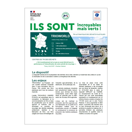 TRIOWORLD - "Incroyables mais verts !"