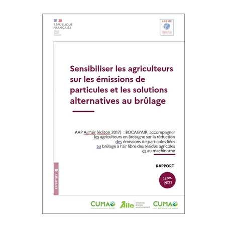 Sensibiliser les agriculteurs sur les émissions de particules et les solutions alternatives au brûlage