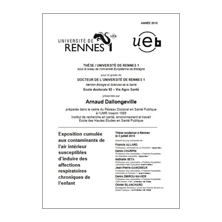 Exposition cumulée aux contaminants de l'air intérieur