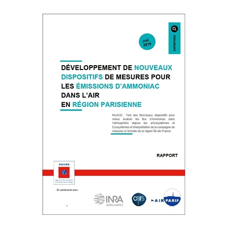 Développement de nouveaux dispositifs de mesures pour les émissions d'ammoniac dans l'air en région parisienne