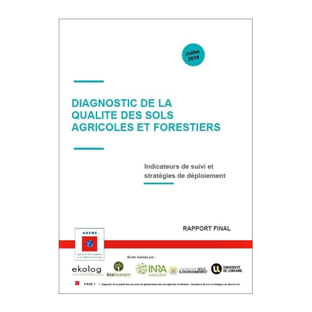 Diagnostic de la qualité des sols agricoles et forestiers