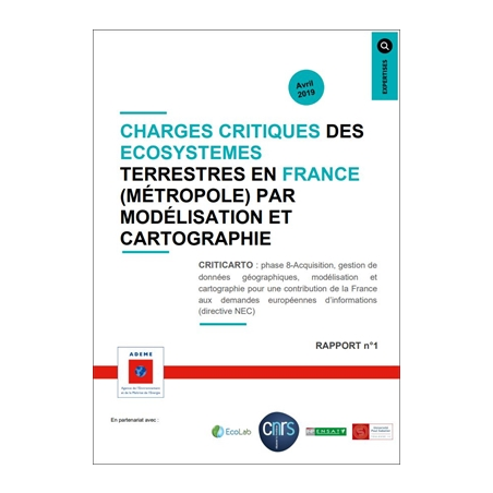 Charges critiques des écosystèmes terrestres en France (Métropole)