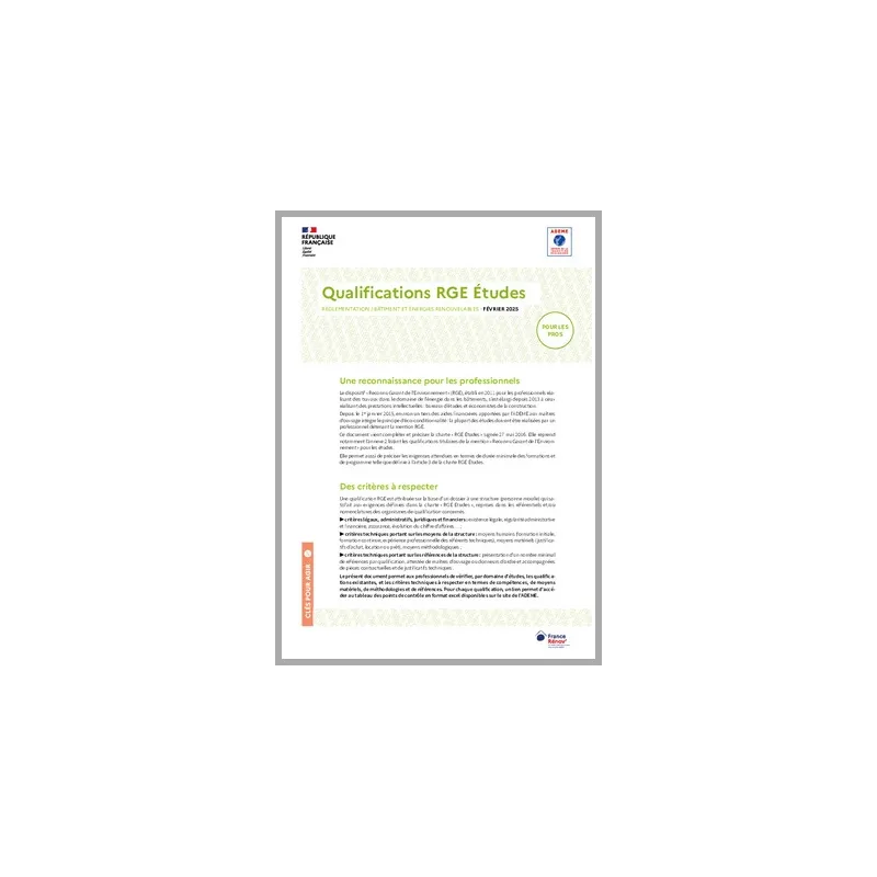 Formulaire Rge Fiches de contrôle des travaux RGE