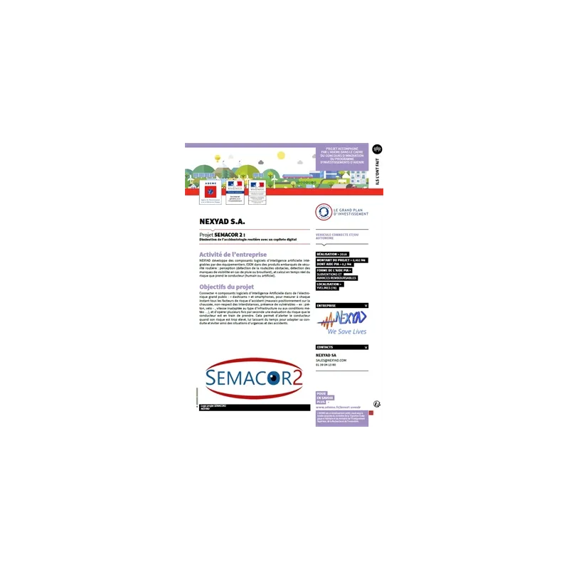 Semacor Inyectado La librairie ADEME - NEXYAD S.A.