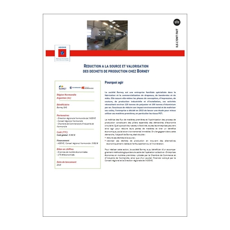 Réduction à la source et valorisation des déchets de production chez Borney (61)