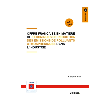 Offre française en matière de techniques de réduction des émissions de polluants dans l'industrie